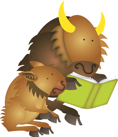 bison-reading-sm2